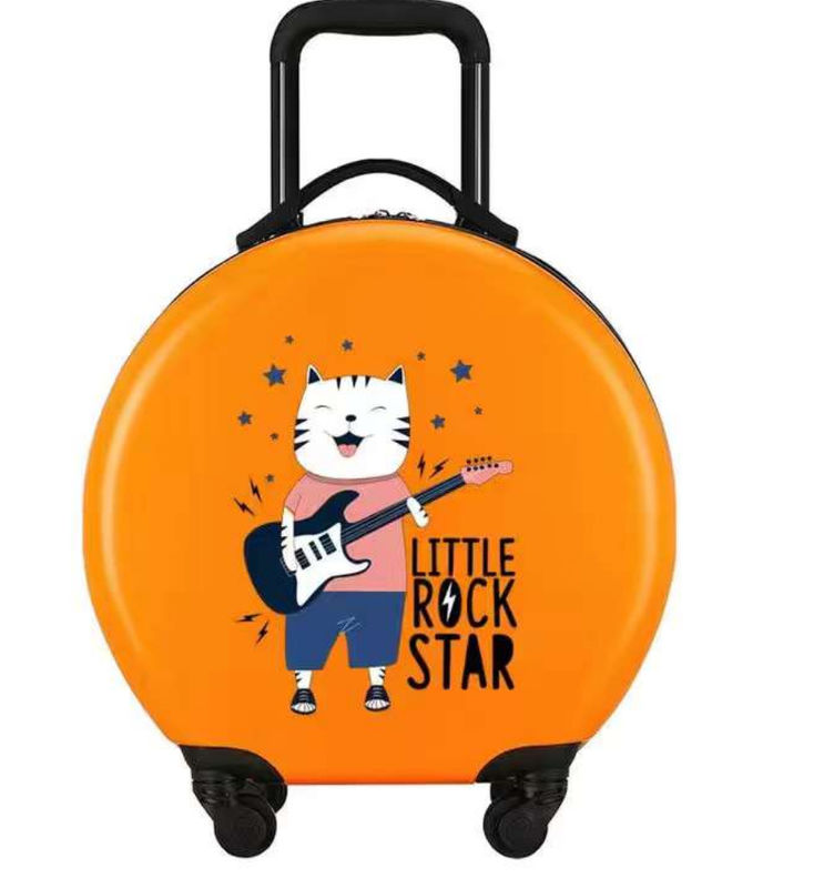 Ingrosso Forma rotonda Bambini Valigia da viaggio Dolci colore