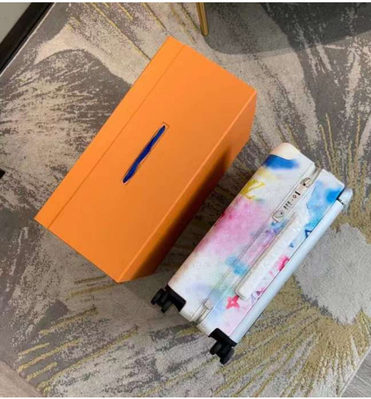 Venda calda ABS valigia in alluminio Cassa del carrello porta bagagli da viaggio eleganti con ruote